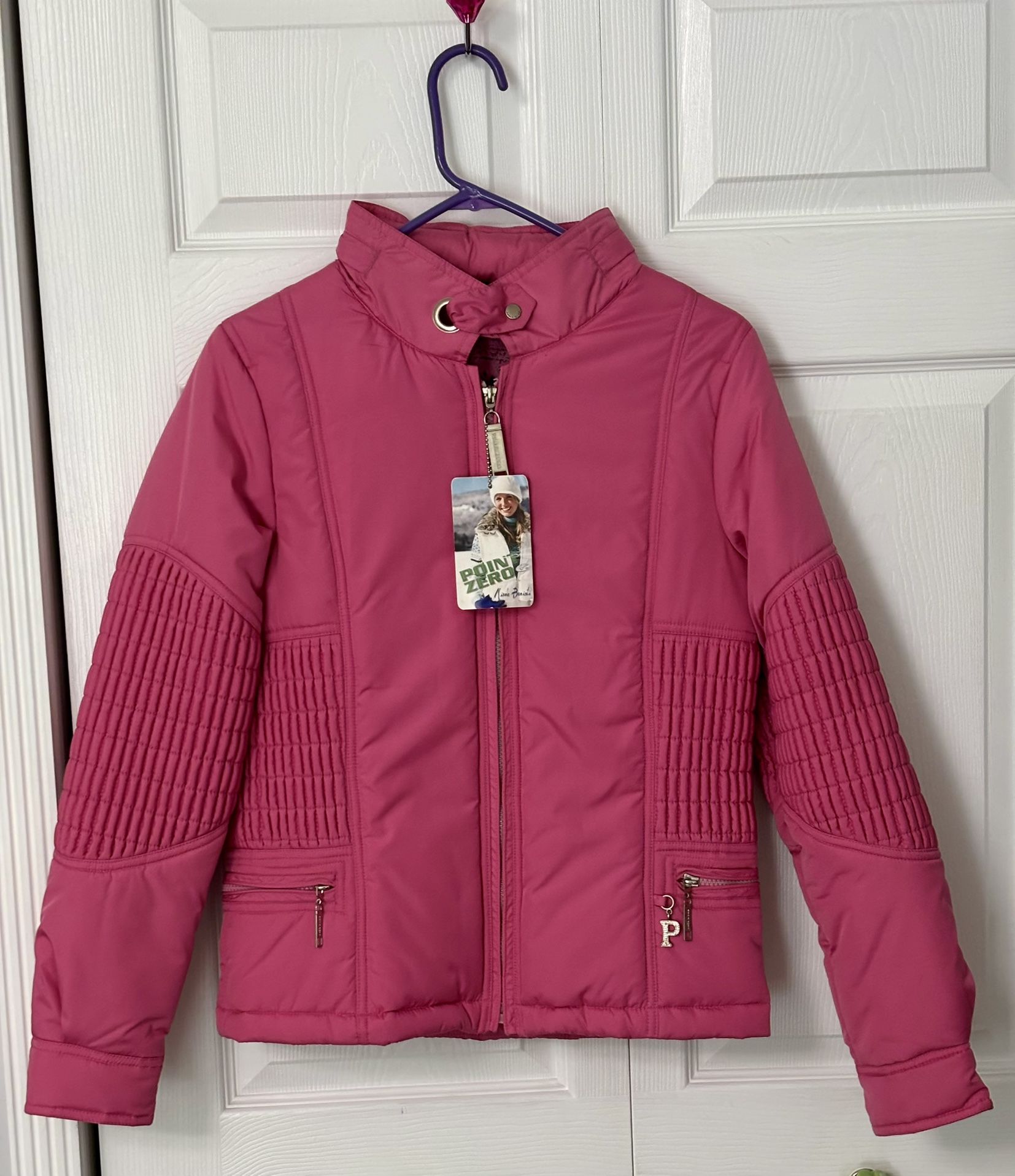 NEW Nicole Benisti Point Zero Pink Puffer Jacket