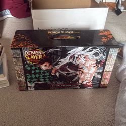 Full complete box set of demon slayer manga!