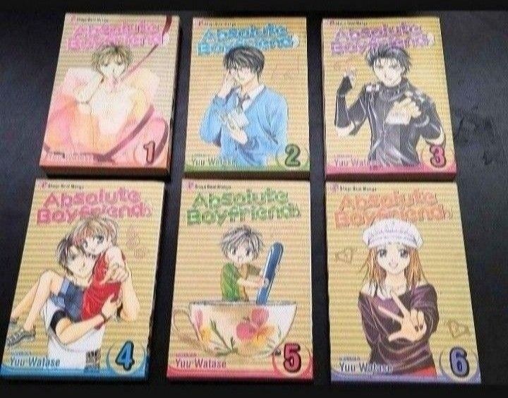 Like New Absolute Boyfriend Shojo Romance English Manga Volumes 1-6