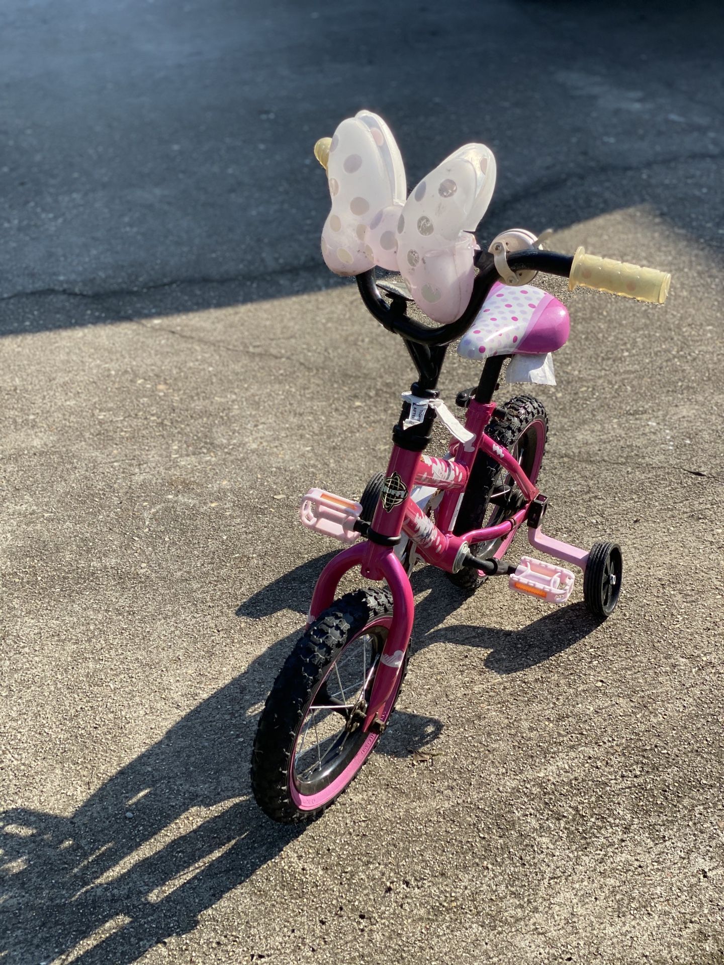 Girls 12” Minnie Mouse Bike