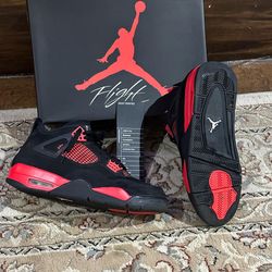 Jordan 4 Red Thunders