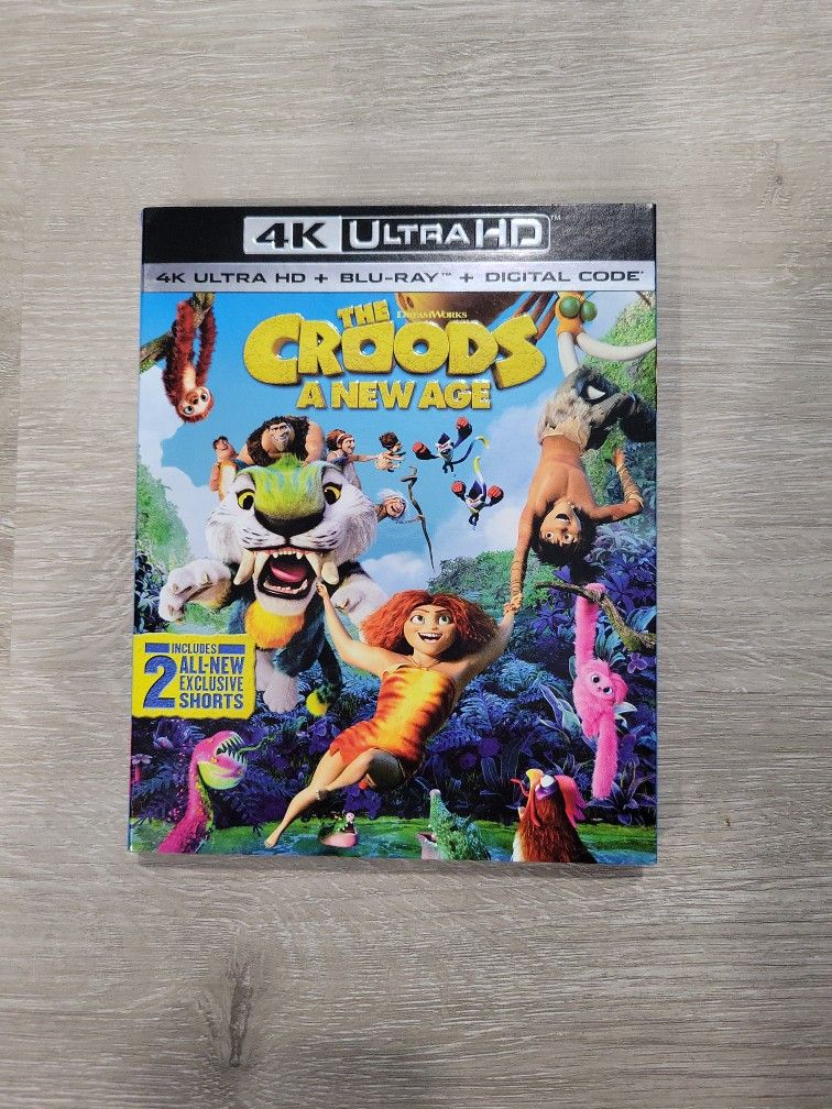 The Croods a New Age Movie 4K & Blu-Ray 
