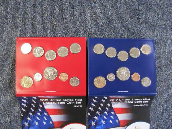 2019 U.S. Mint Set in OGP -- 20 TOTAL PERFECT COINS!