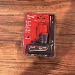 Milwaukee M12 red lithium XC 4.0 battery
