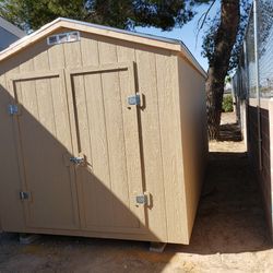 8x12 Storage Sheds With Double Doors $2375 Installed On Site 