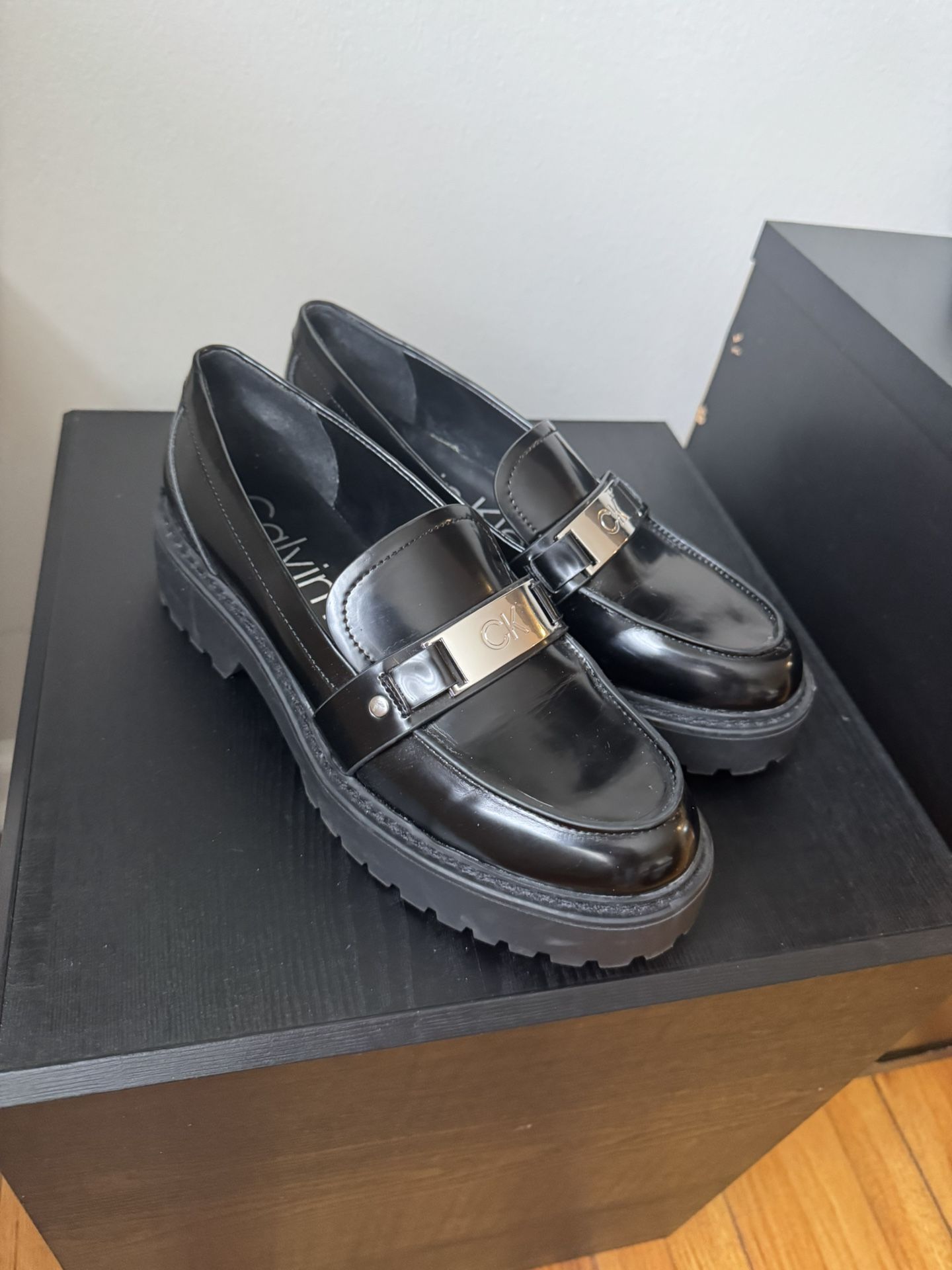 Calvin Klein Women’s Black Loafers