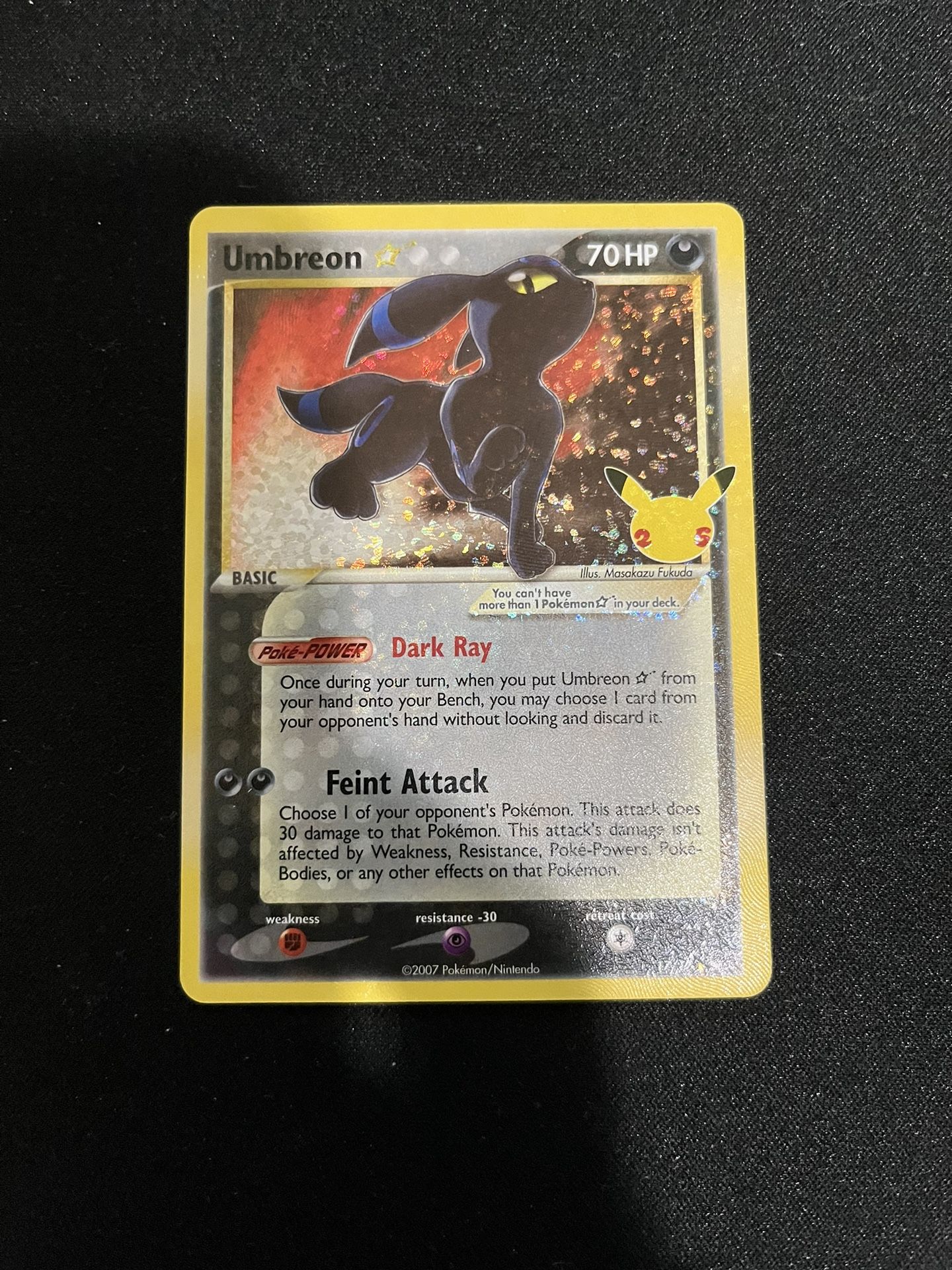 Umbreon Gold Star Celebrations