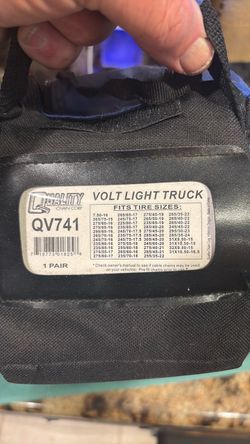 QV741 qv 741 ice snow tire cable chains to 24” rims