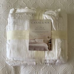 Casaluna Duvet Queen White