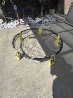 Spike Ball Net And Frame No Balls