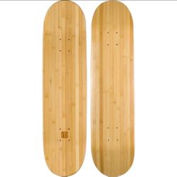 New bamboo skateboard deck