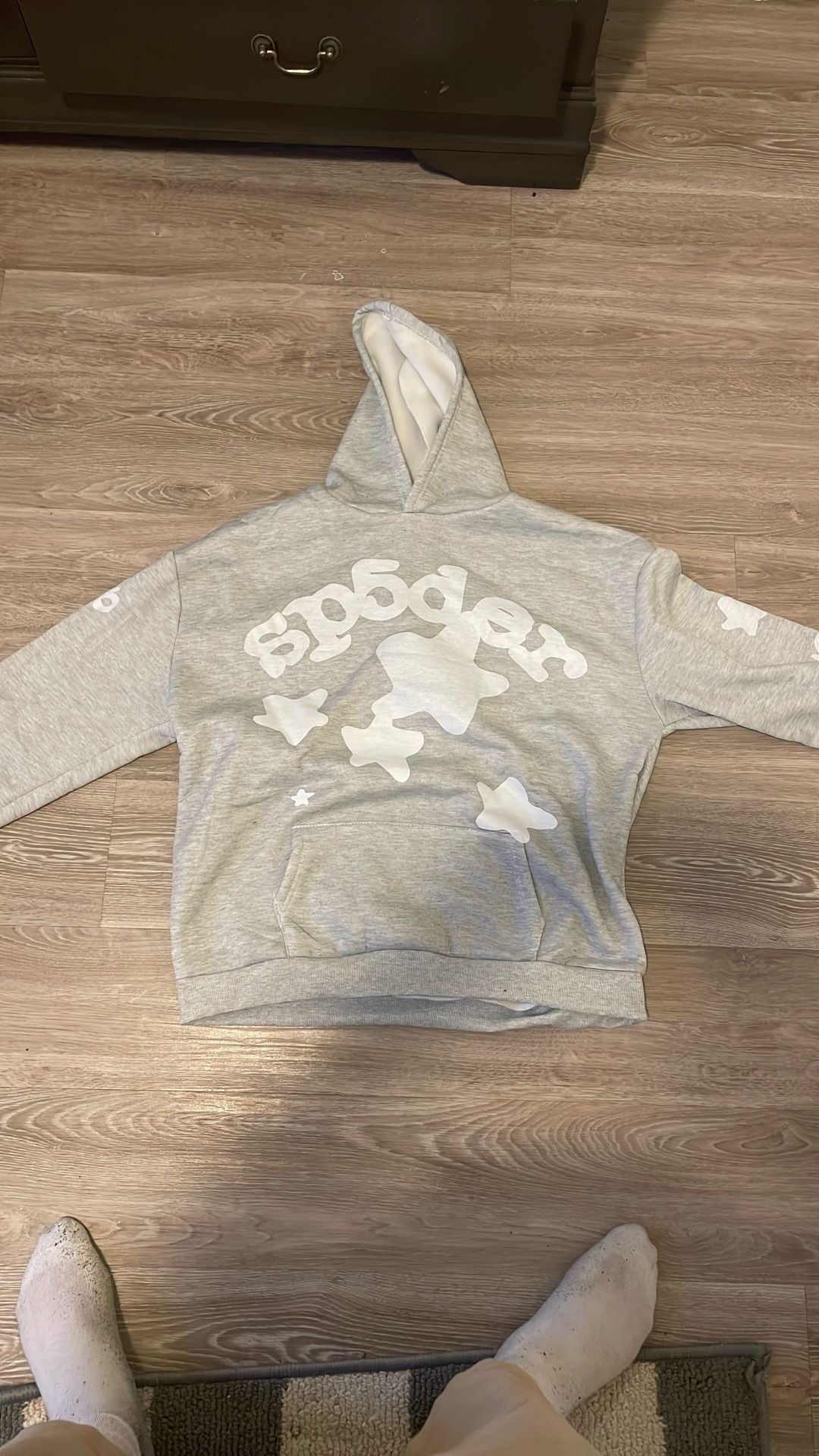 Grey Spider Hoodie 