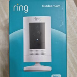Ring Outdoor Cam (Stick Up Cam) | Weather-Resistant Outdoor Camera, Live View, Color Night Vision, Two-Way Talk, Motion alerts, Works with Alexa