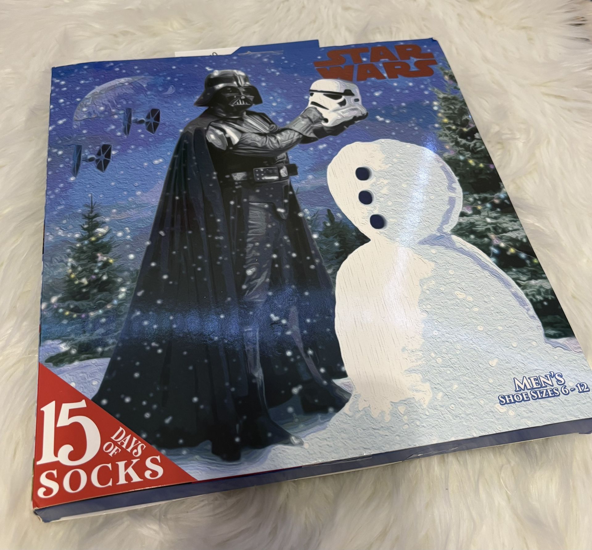 New! Star Wars 15 Days of Socks Gift Set