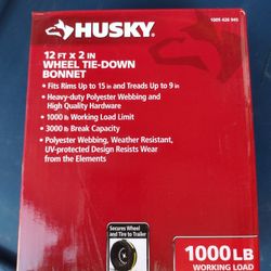 Husky Wheel Tie Down Bonnet 