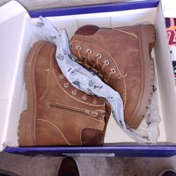 Dash Force TUDOR-03B boots, brown, size 13 new with box