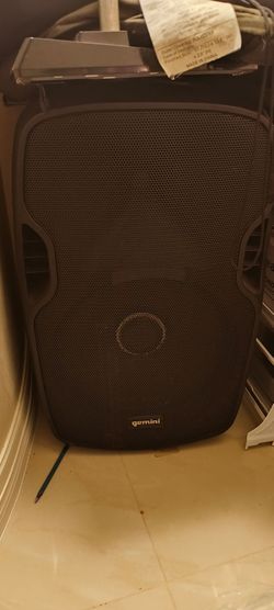 Gemini PA speaker with led lights