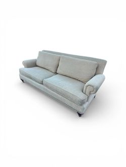 Baker Furniture Milling Road Collection Upholstered English Roll Arm Sofa