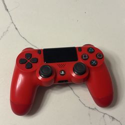 Red Ps4 Controller 
