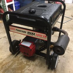 COLEMAN Powermate 5000 Watt Generator