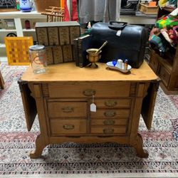 Antique Oak Doctor’s Examination Table 