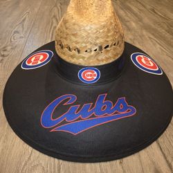 Chicago Cubs Straw Hat Sombrero Cap Beach Festival Pool Summer Sports tools Lawn Party Gorra 
