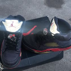 JORDAN 5 SATIN BRED