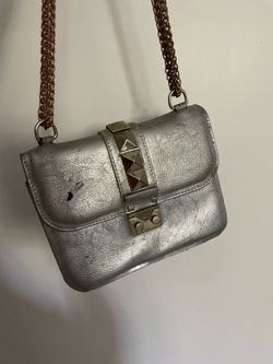 Valentino silver purse