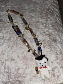 Graduation Candy Necklace With Grad Teddy