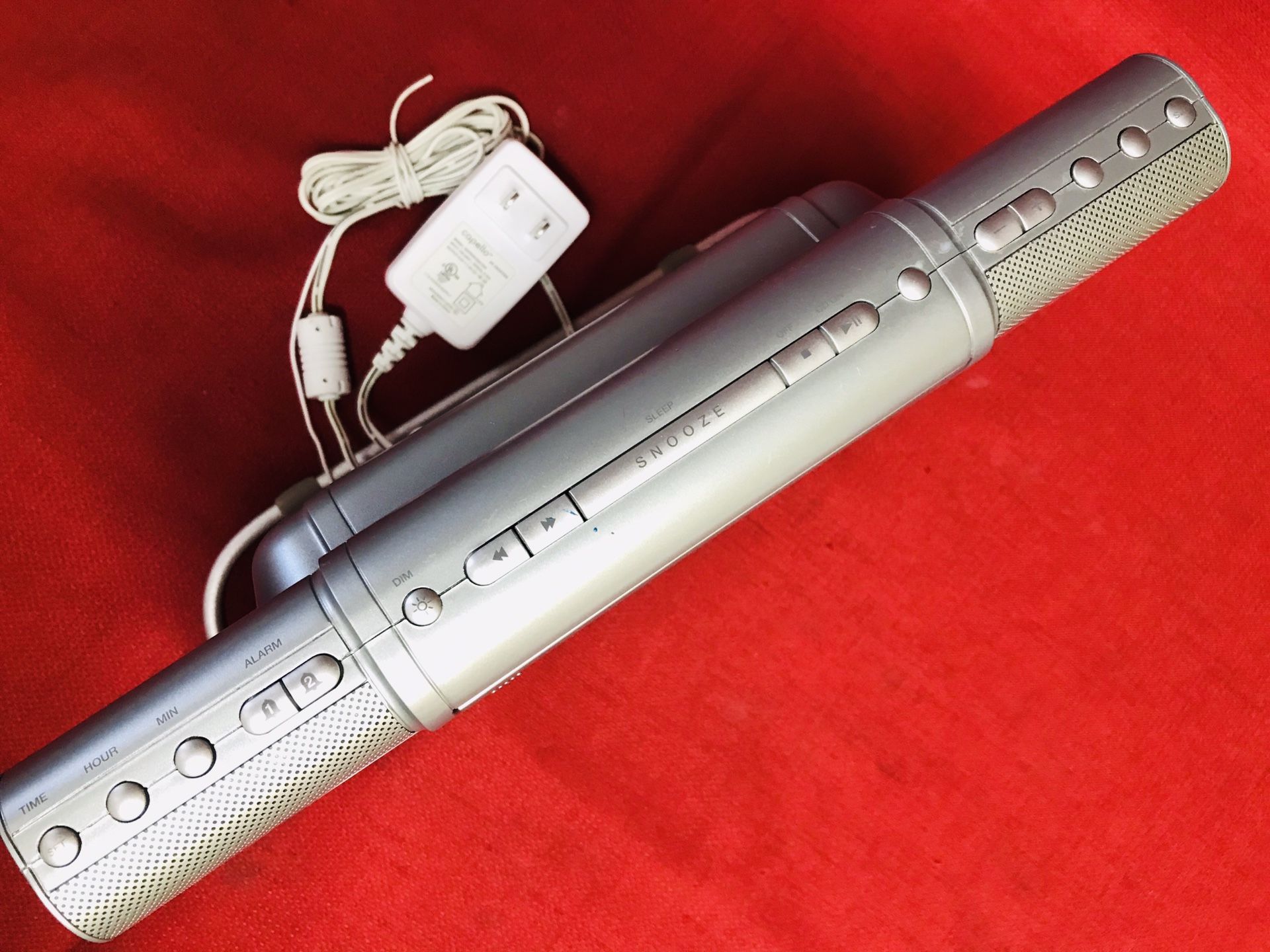 Capello CR25 CD Player Dual Alarm CLOCK AM/FM Radio WORKS GOOD for Sale