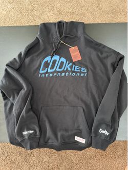 NWT Mitchell & Ness x Cookies Pullover Hoodie - Black - XXL