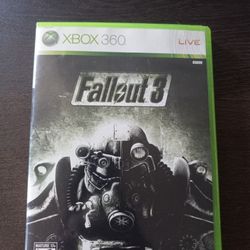 2008 Fallout 3 Xbox 360 Complete