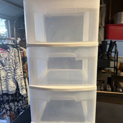 Plastic drawers