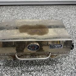 Olympian Portable RV Tabletop Propane Grill With Cover