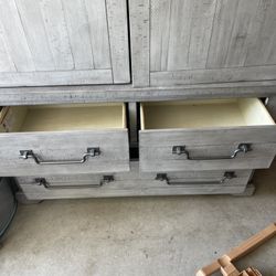 2 Piece r 3-Drawer Bedroom Armoire Closet