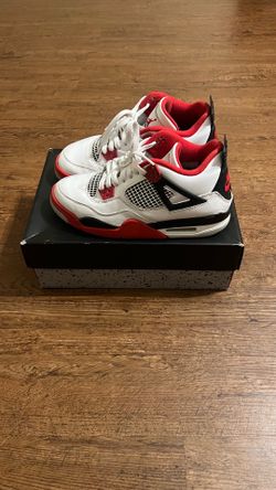 Red & White Air Jordan 4 Retro