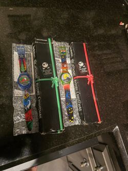 Vintage Nightmare before Christmas digital watches x 2