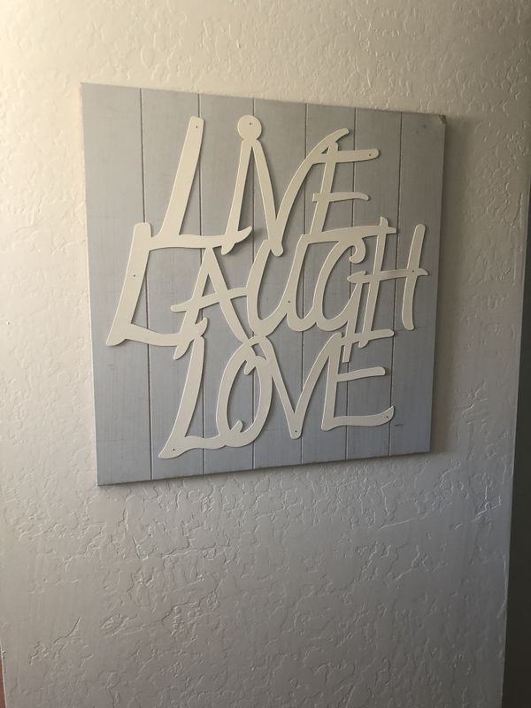 Live Laugh Love Wood Wall Decor For In Phoenix Az Offerup