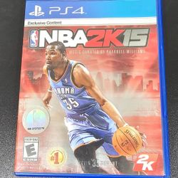 NBA 2K15 PS4 NEVER USED ONLY OPEN...