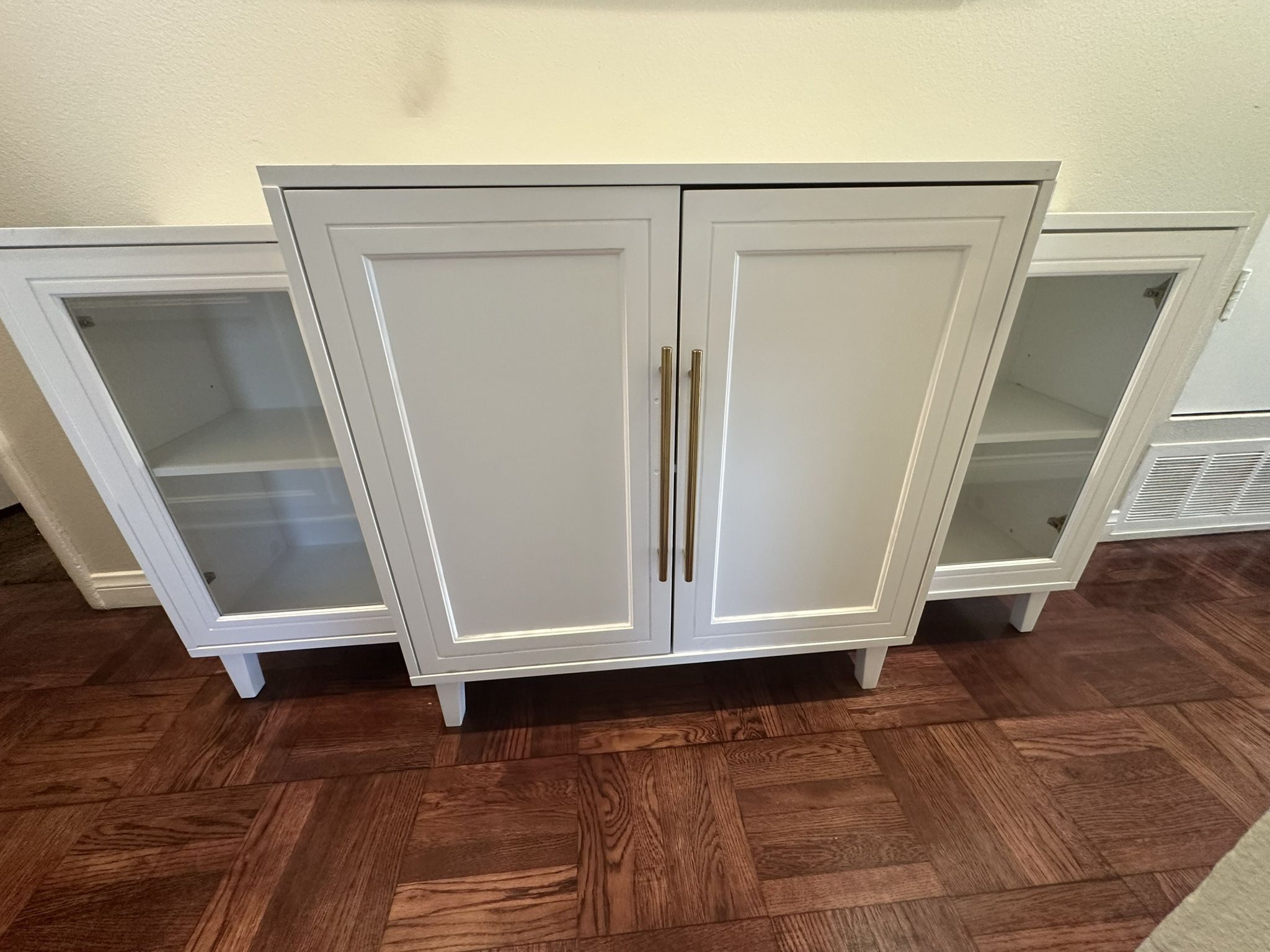 White Console/TV Table.