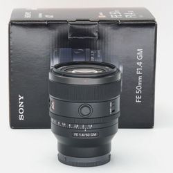 Sony 50mm 1.4 GM like New 