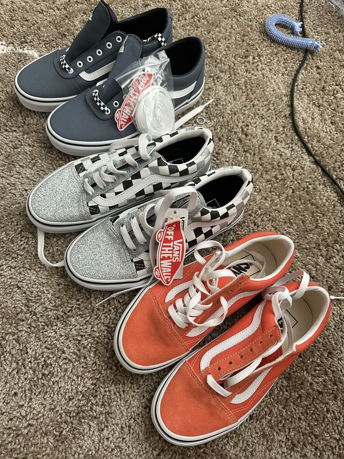 3 Brand New Pairs Of vans