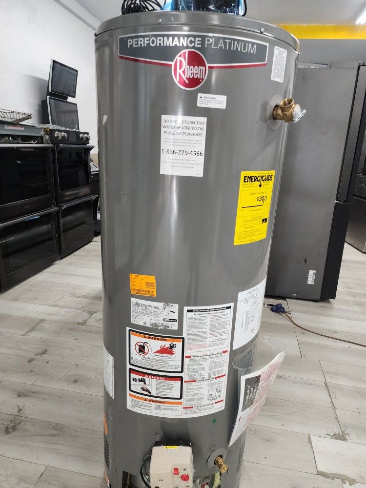 New Water Heater Rheem Performance Platinum 