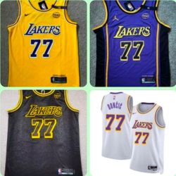 LUKA LAKERS BASKETBALL JERSEY $50. CASH PLEASE
