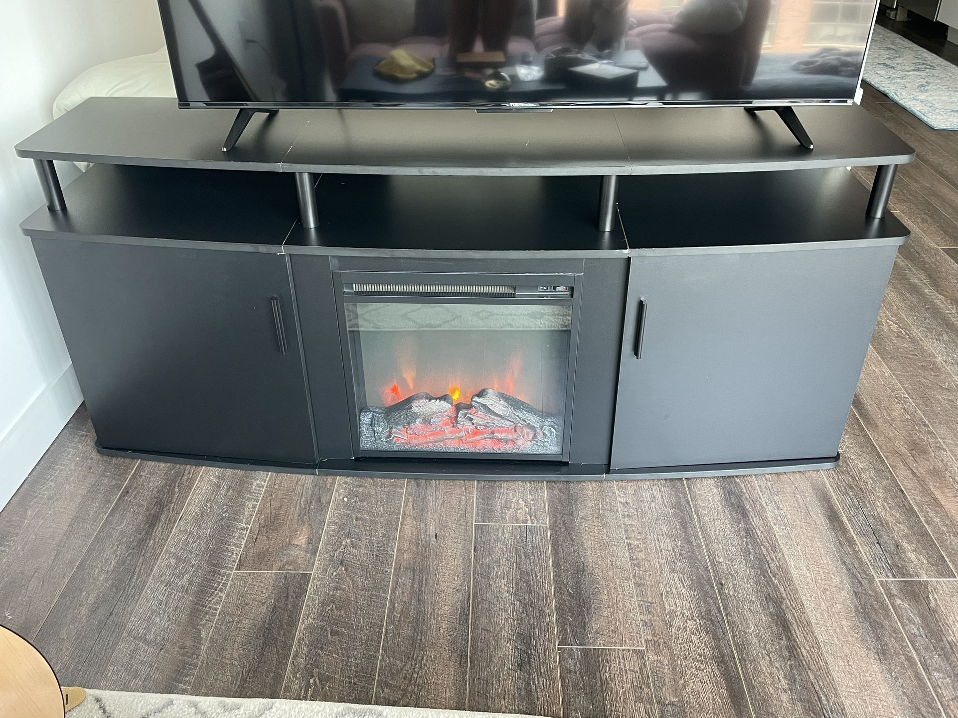 Fireplace TV Stand