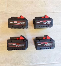 Milwaukee 18V FORGE Battery 8.0 ($135 EACH)