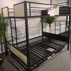 Metal Full / Full Bunk Bed  - Tax Season Sale !