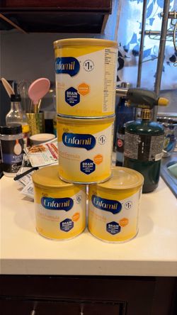 4 cans of enfamil baby formula never opened