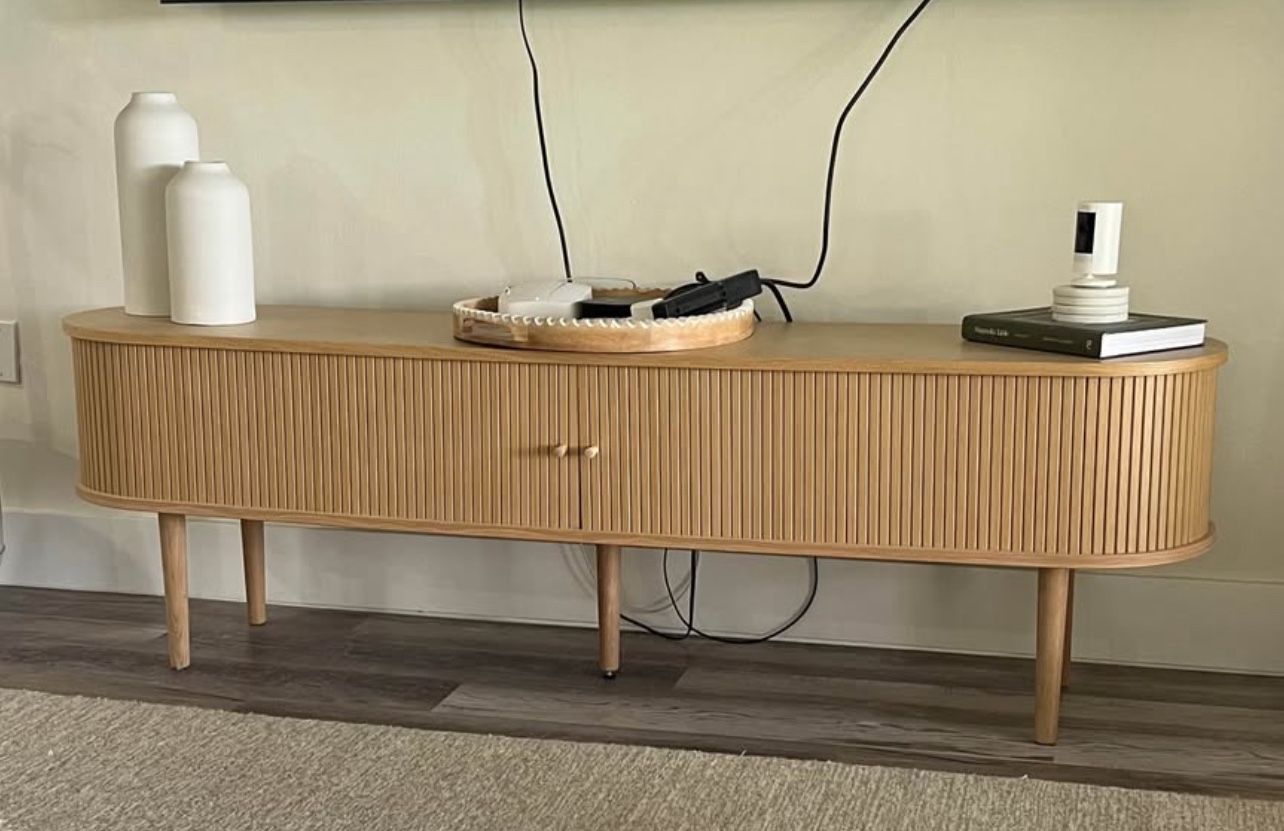 71’’ TV Stand with Storage and Shelves