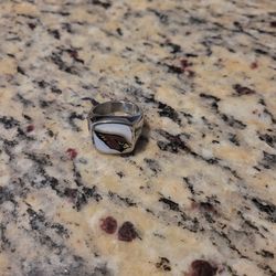 Brand New Stainless Steel Arizona Cardinals Logo Ring, Size 9.5, 10